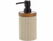 Douceur d`Interieur dávkovač mýdla Žebrovaný dávkovač mýdla NIAGARA, 8 x 17 cm