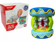 Lean Sport Carousel Drum Zvířecí zvuky modré (4572)