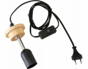 Boltze Kabel s vypínačem pro lampu, závit E27, 180 cm