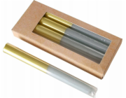 Boltze Barevné svíčky se zlatým podstavcem, 4 kusy