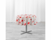 Douceur d`Interieur Kulatý ubrus do interiéru SWEET POPPY, Vlčí máky, O 180 cm