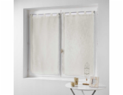 Douceur d`Interieur Krátký kuchyňský závěs HALTONA, 60 x 160 cm, přírodní barva, 2 kusy