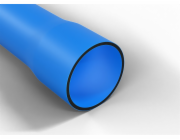 Q-Systems Q Systems QRG 160/8.0 EKO plášťová trubka s hrdlem, hladká, modrá