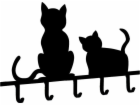 Maximex Věšák na klíče Cats - sada 5 háčků