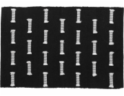 Douceur d`Interieur Bavlněný koberec JULINE, hladce tkaný, 50 x 80 cm