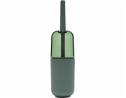 Douceur d`Interieur Toaletní kartáč s plastovou nádobou, interiérový design, khaki, 10 x 37,5 cm