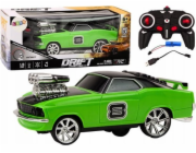 LeanToys auto na dálkové ovládání 1:18 Drift 360 světla zvuky oranžová