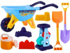 LeanToys Sada hraček na písek Kolo, mlýnek, lopata, konev...