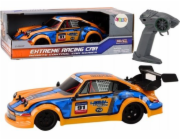 LeanToys auto na dálkové ovládání RC 1:16 gumová kola Drift oranžová