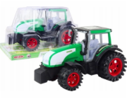 LeanToys Velký zemědělský traktor Zemědělský pohon Zelený