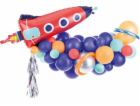 PartyDeco Girlanda z balónků - Raketa, mix, 154x130cm uni...