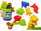 LeanToys Pískoviště s kbelíkem do sprchy, konví do sprchy...