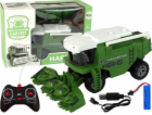 LeanToys Zemědělské vozidlo Sklízeč R/C 29 cm Zelená