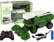 LeanToys Zemědělské vozidlo Sklízeč R/C 29 cm Zelená