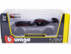 Bburago BBU 1:24 Dodge Viper SRT10ACR šedá_červená_proužk...
