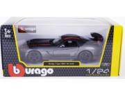 Bburago BBU 1:24 Dodge Viper SRT10ACR šedá_červená_proužkovaná 22114
