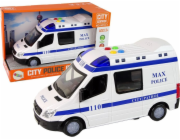 LeanToys policejní auto policejní auto třecí pohon zvuky světelné