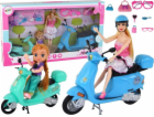 LeanToys Příslušenství k sadě panenky s dětskou koloběžkou