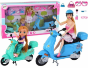 LeanToys Příslušenství k sadě panenky s dětskou koloběžkou