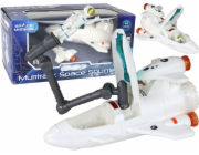 LeanToys Vesmírná mise Vesmírná sada Raketa Kosmonaut Vesmír 4 ELE