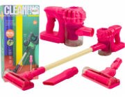 LeanToys Hračka na vysavač svítí, zní růžově