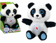 LeanToys Plyšová hračka Panda Bear Sleeper Lullaby Lamp 30 cm