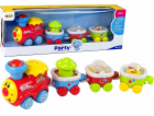 LeanToys Barevný vzdělávací vláček pro batolata Světelná ...