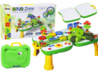 LeanToys Kufr na stůl DIY sada puzzle bloky dinosaurus šr...