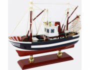 LeanToys Sběratelská dřevěná loď Ship Rybářský člun