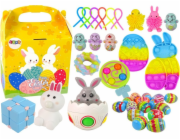 LeanToys Velikonoční sada hraček Fidget Toys, dekorace na velikonoční vajíčka