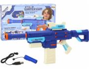 LeanToys Vodní puška M416 500ml modrá baterie
