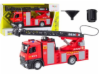 LeanToys Hasičský vůz s výložníkem, světly, zvuky, voda, ...