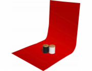 GlareOne GlareOne PVC pozadí 60x130cm - červené