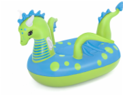 Bestway Pripučiamas plaustas Bestway Fantasy Dragon, 134x142 cm, žalias