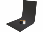 GlareOne PVC pozadí 60x130cm - černé, zrcadlové
