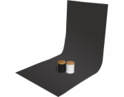 GlareOne PVC pozadí 60x130cm - černé, zrcadlové