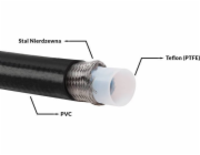 TurboWorks Hadice PTFE AN10 14mm s ocelovým opletem a teflonem z PVC
