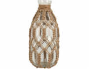 Home Styling Collection Skleněná váza s pletenou šňůrou, O 24 cm, kolekce pro domácí styling