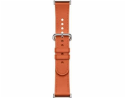 Xiaomi Xiaomi | Kožený rychloupínací popruh | Korálově oranžová | Nerezová ocel/Telecí kůže | Vhodné pro zápěstí 135-205 mm