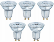 Ledvance 5x LED žárovka Osram 2,6W (35W) GU10 PAR16 36D 230lm 4000K neutrální 230V reflektor 36 stupňů 4058075157965