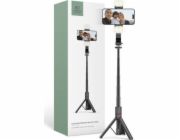 Tech-Protect Selfie tyč TECH-PROTECT L05S BLUETOOTH SELFIE TYČ STATIV A LED SVĚTLO ČERNÁ