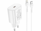 Hoco Nabíječka HOCO TYPE C PD 25W QC3.0 s kabelem pro Lig...
