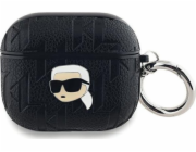 Karl Lagerfeld Karl Lagerfeld KLA3PGKIPK kryt na AirPods 3 černá/černá s monogramem Karl Head