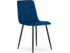 Leobert Židle KARA - tmavě modrý samet x 2