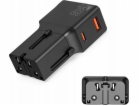 MOBILE ORIGIN Cestovní adaptér 25W, EU/US/UK/AU, černý (T...