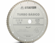 Stayer Diamond disk 230x22,2mm TURBO BASICO - STA-D230TB
