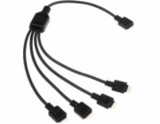 EK Water Blocks 4-pólový rozbočovací kabel R-4 RGB EK-RGB