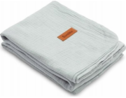 Sensillo STŘÍBRNÁ MUŠENÍNOVÁ DEKA 75x100