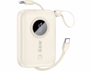 Dudao Powerbanka K14 10000mAh krémová