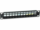 Equip Equip patchpanel 12x Cat6A 10 FTP 1HE Keystone Mont...